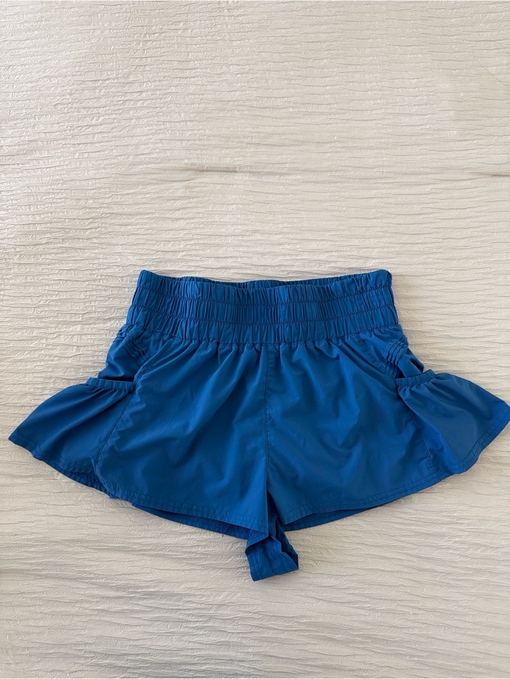 Free People Blue Athletic Ruffle Skort Shorts - Picture 5 of 5